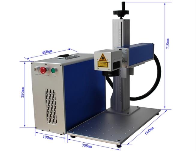 30w split laser marking machine para sa metal industry metal engraving machine na may mataas na kalidad