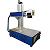 Desktop integrated ERP docking laser Marking machine para sa hard plastic