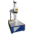 Desktop integrated PLC docking laser Marking machine para sa hard plastic