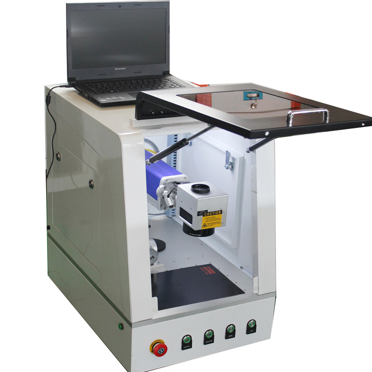 Nakalakip na Fiber Laser Marking Machine