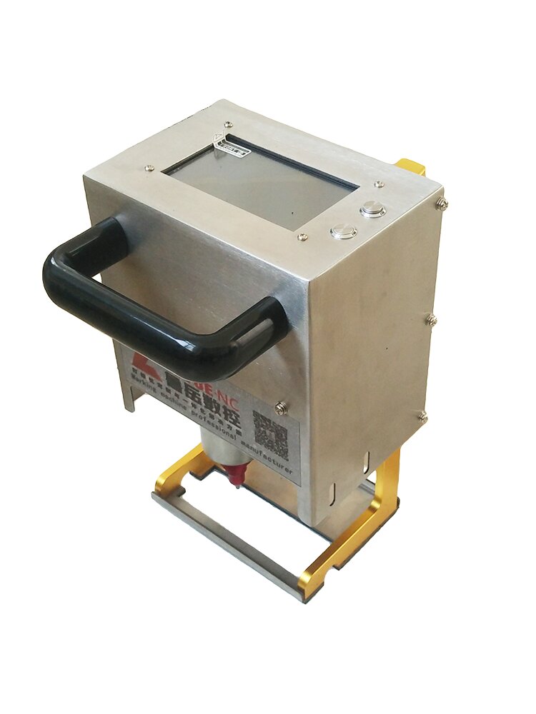 Handheld dot peen ukit machine para sa hard metal