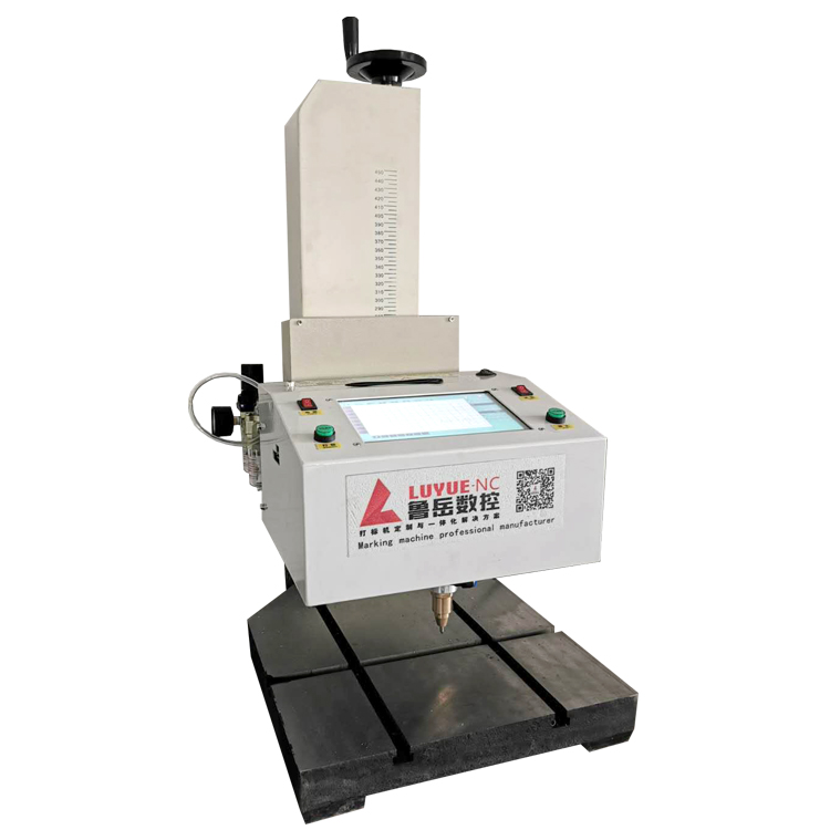 Pneumatic Metal Nameplate Engraving Machine Marking Machine para sa Aluminum